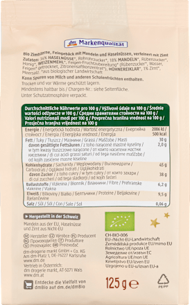 Jemné škoricové hviezdičky dmBio