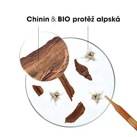 balzám na vlasy Chinin a bio Protěž alpská KLORANE