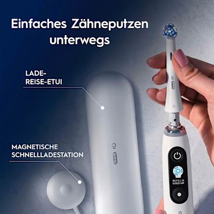 Elektrische Zahnbürste iO Series 9 White Alabaster Oral-B