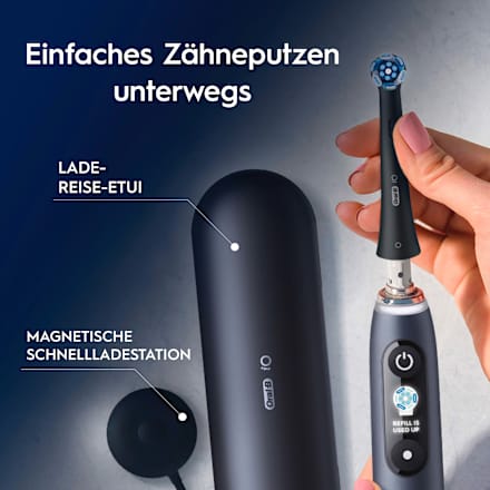 Elektrische Zahnbürste iO Series 9 Black Onyx Oral-B