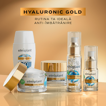 Hyaluronic Gold cremă antirid de noapte  Elmiplant