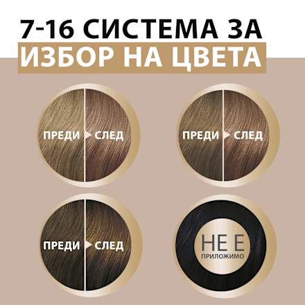 Боя за коса Creme Supreme - Nr. 7-16 Хладно пепеляво русо Schwarzkopf CREME SUPREME