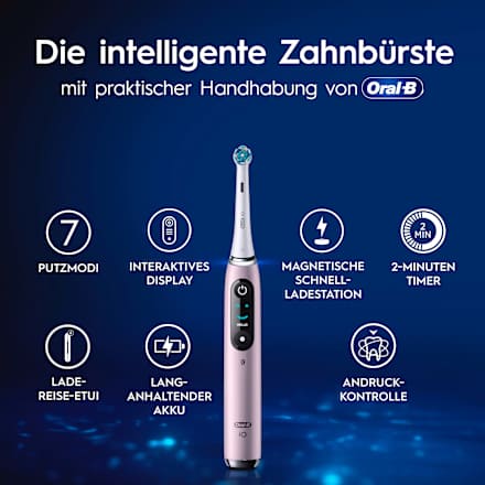 Elektrische Zahnbürste iO Series 9 Rose Quartz Oral-B