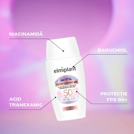 Fluid facial anti pete pigmentare cu SPF50+ Elmiplant