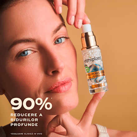 Hyaluronic gold serum cu efect de umplere pentru față Elmiplant