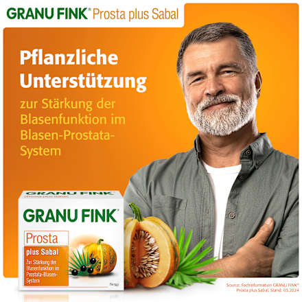 GRANU FINK Prosta plus Sabal 400 mg/340 mg/75 mg Hartkapseln GRANU FINK