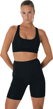 Sport-Bustier schwarz Gr. 34/36 Fascino