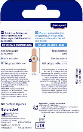 Hühneraugenpflaster Hansaplast