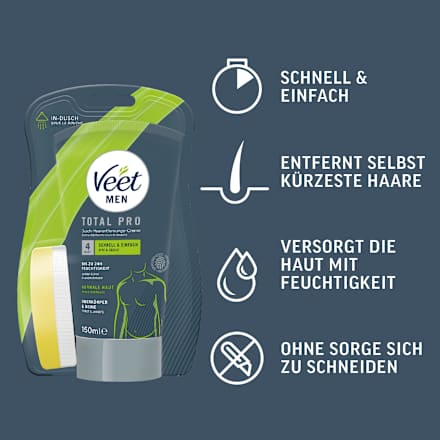 Enthaarungscreme Dusch Veet MEN