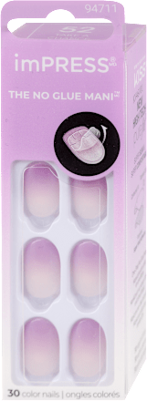 imPRESS Color Ombre samolepljivi veštački nokti – 52 Take a Chance  KISS