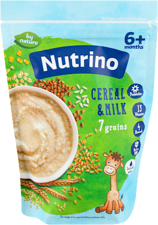 7 žitarica, instant mlečna kaša, od 6. meseca Nutrino