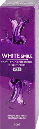 V34 colour corrector ljubičasti serum za korekciju boje zuba WHITE SMILE