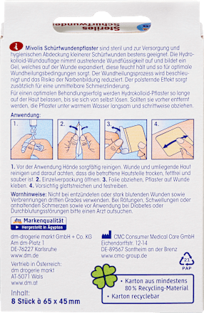 Steriles Schürfwundenpflaster Mivolis