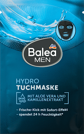 textilní pleťová maska Hydro Balea MEN
