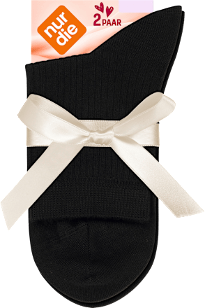 Socken mit kurzem Schaft & Modal schwarz Gr. 39-42 nur die