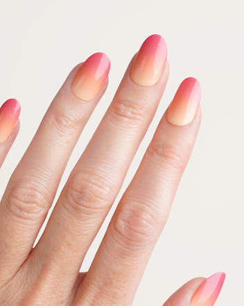 UV Gel Nagelfolien, Gel Strips Pink Ombre Doonails
