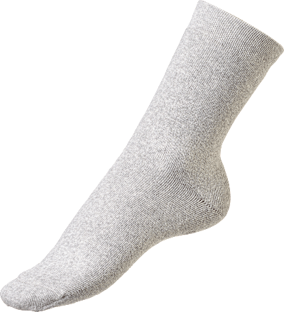 ABS Socken mit Bio-Baumwolle grau Gr. 35-38 Fascino