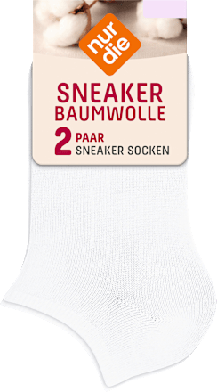 Sneakersocken weiß Gr. 35-38 nur die