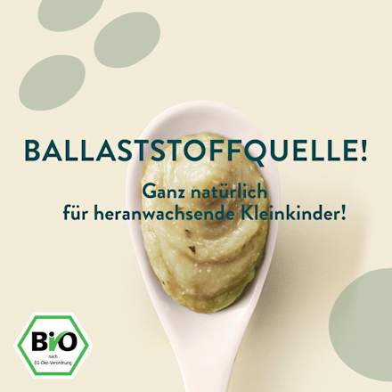 Quetschie Erbsen, Zucchini, Apfel und Quinoa, ab 6 Monaten LoveMade Organics