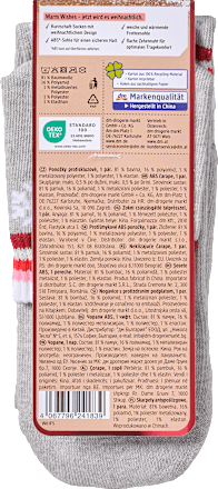 ABS Socken XMAS mit Weihnachtsmann-Motiv grau Gr. 35-38 Fascino