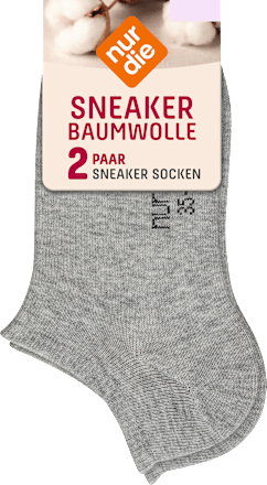Sneakersocken grau Gr. 39-42 nur die