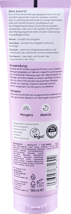 Čistilni gel za obraz z 1 % betaina, 10 % aloe vere, glicerinom in pantenolom hautsache