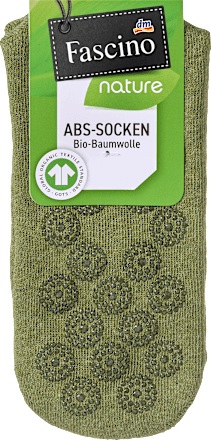 ABS Socken mit Bio-Baumwolle grün Gr. 39-42 Fascino