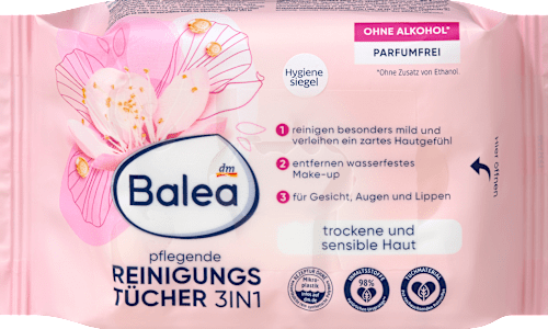 Reinigungstücher 3in1 Pflegend (2x25 St) Balea