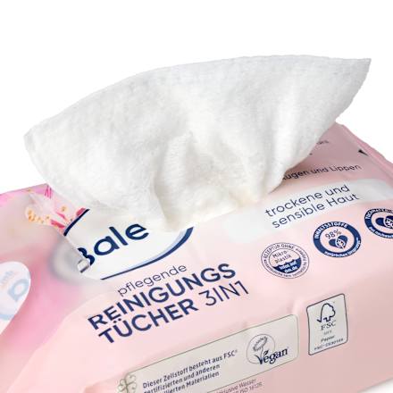 Șervetele demachiante hidratante Balea