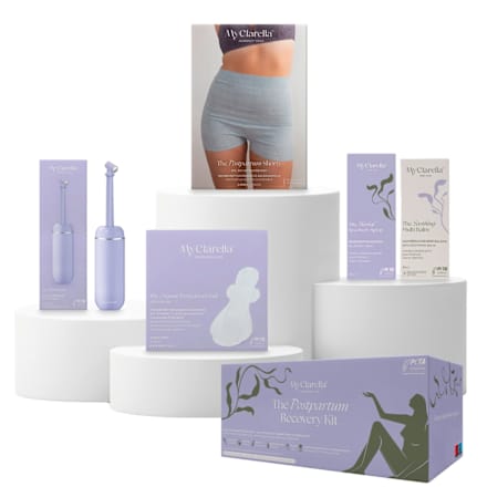 Wochenbett Box Vaginal & Kaiserschnitt Set 6tlg MyClarella