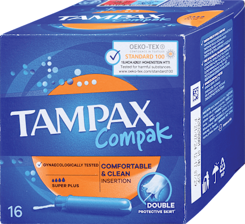 Compak tamponi – super plus Tampax