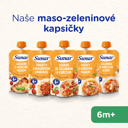 příkrm v sáčku Kuskus s kuřecím masem a zeleninou Sunar