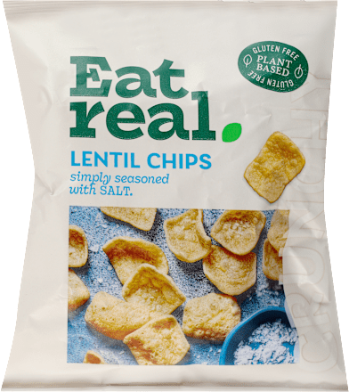 chips od sočiva sa morskom soli  Eat Real