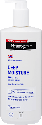 Testápoló Norvég Formula Deep Moisture száraz és érzékeny bőrre Neutrogena