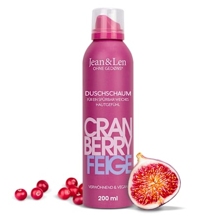 Duschschaum Cranberry Feige Jean&Len