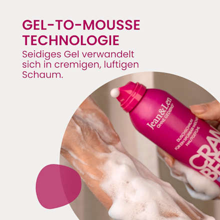 Duschschaum Cranberry Feige Jean&Len