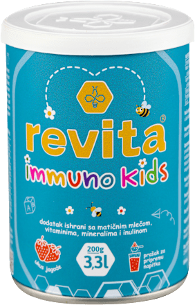 immuno kids dodatak ishrani u prahu za praljenje napitka za decu, od 3. godine revita