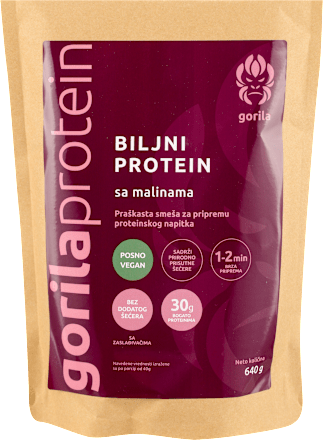 BILJNI PROTEINI sa malinom gorilaprotein