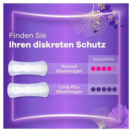 discreet Slipeinlagen bei Blasenschwäche Long Plus always