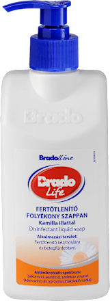 Fertőtlenítő pumpás folyékony szappan, kamilla illattal Bradolife