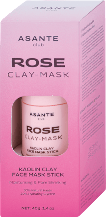 Ružová ílová maska v tyčinke Rose Clay-Mask ASANTE