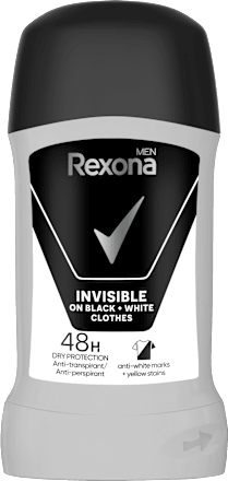 Antyperspirant w sztyfcie Invisible Black&White Rexona men