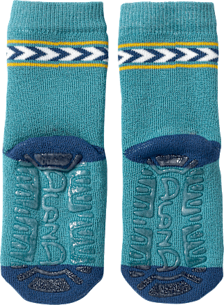 Stoppersocken mit Bagger-Motiv, grün, Gr. 19/20 ALANA