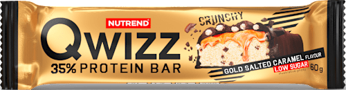 Qwizz Protein Bar proteinová tyčinka s příchutí slaného karamelu NUTREND