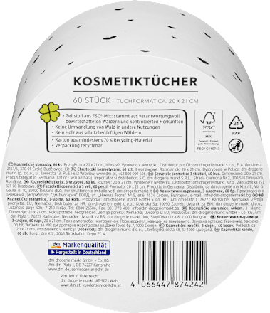 Kosmetiktücher Rundbox ebelin