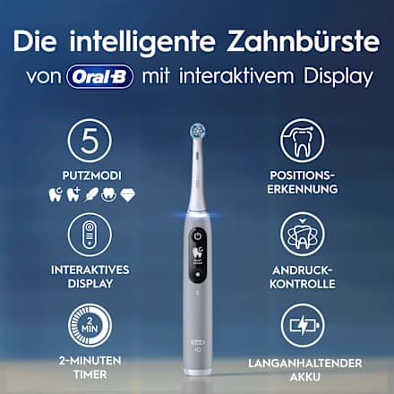Elektrische Zahnbürste iO Series 6 Grey Opal Oral-B