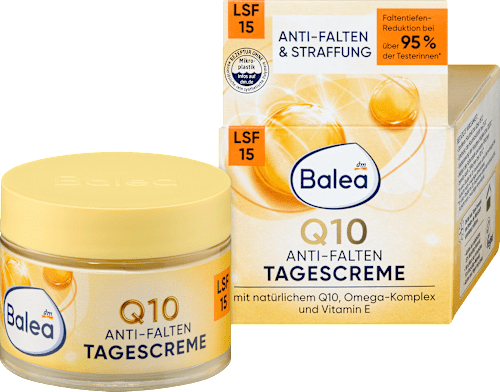 Anti Falten Gesichtscreme Q10 LFS 15 Balea