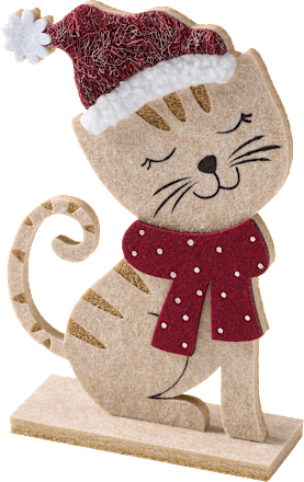 Filzaufsteller Katze, rot-braun BOLTZE