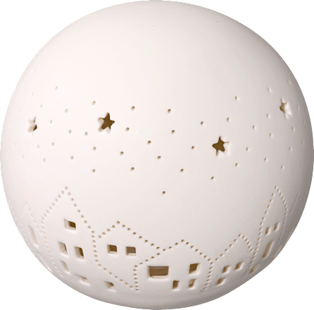 LED-Kugel aus Porzellan (7 cm) Dekorieren & Einrichten