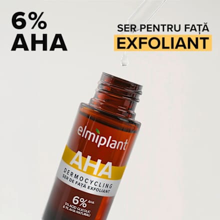 Ser de față exfoliant cu  AHA Elmiplant